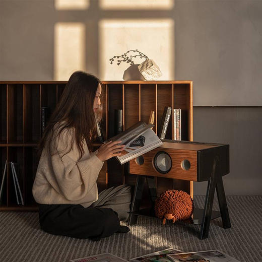 【LBC乐伯盒】CUBE法国蓝牙音箱La Boite concept边桌家用高-CUBE WOODY 原木 商品图4