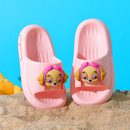 汪汪队卡通儿童拖鞋夏男女童居家浴室内防滑小孩外穿中大童凉拖鞋 商品图7