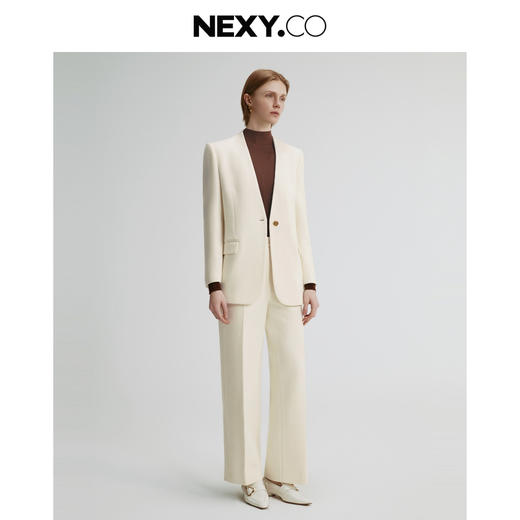 奈蔻秋季新品西装外套绵羊毛 商品图1