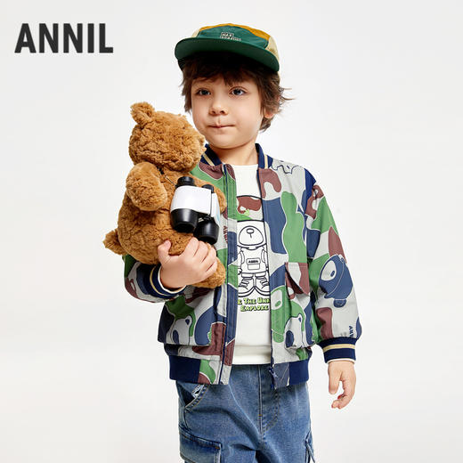 男童秋冬型暖外套安奈儿童装实体店同款XB435557 商品图0