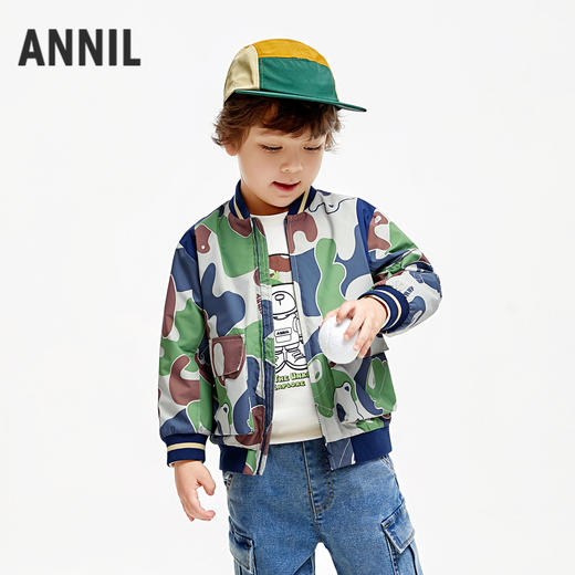 男童秋冬型暖外套安奈儿童装实体店同款XB435557 商品图1