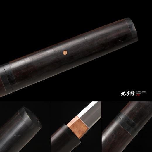 天圆地方陨铁刀 龙泉短剑 礼品短剑 收藏短剑 龙泉沈广隆宝剑 sgl-7106 未开刃 商品图4