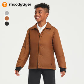 【24年秋新品】moodytiger男童棉服24秋冬新款拒水保暖PRIMALOFT科技棉外套43110601
