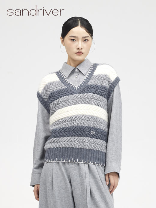 西藏羊绒衬衫男女同款SJF96M322N 商品图2