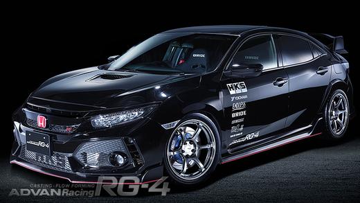 ADVAN RG-4 铸造轮圈 N 17/18 4*98/100 5*100/112/114.3/120 日本进口 ADVAN 中国总代理 No.250430 商品图8