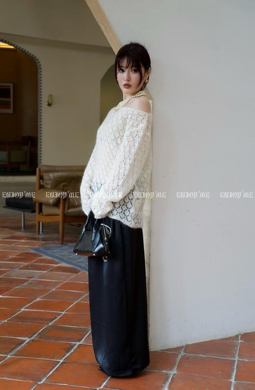 【门店同款】ENJOY秋季时光回廊甜美镂空针织上衣 159151564 商品图4