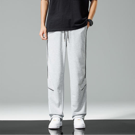 【新款DH】大依优型大码直筒休闲裤加肥加大男装弹力舒适胖子肥佬百搭运动裤潮流 商品图4