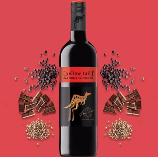 750ml黄尾袋鼠加本力苏维翁红葡萄酒 送礼盒 商品图0