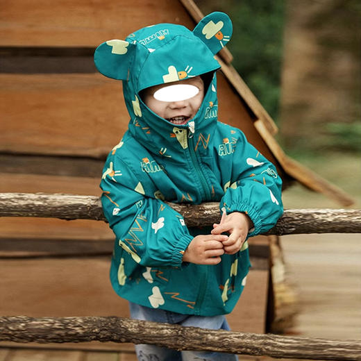 裁缝学苑TQ121儿童防水三合一冲锋衣纸样童装男女童外套做衣服打版裁剪样板 商品图1