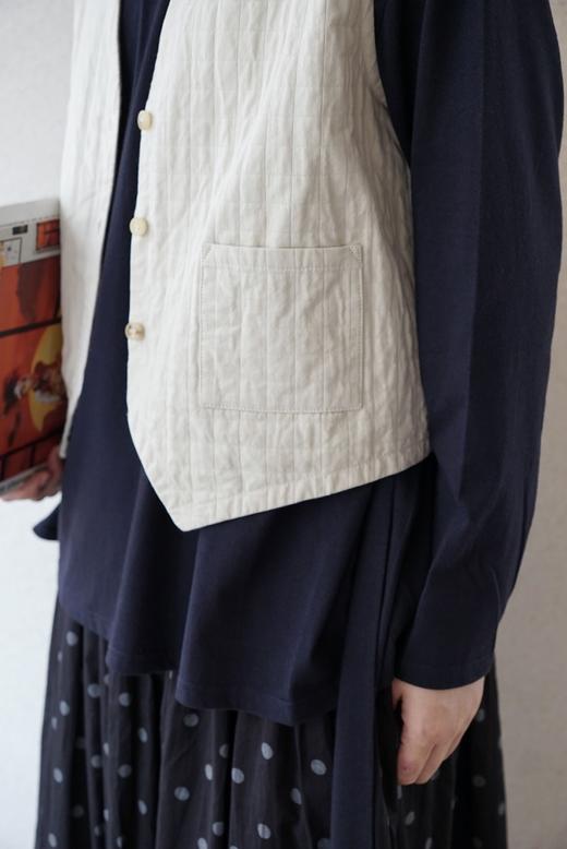 elsa esturgie 双材质马夹（后片采用轻柔法兰绒） 商品图2