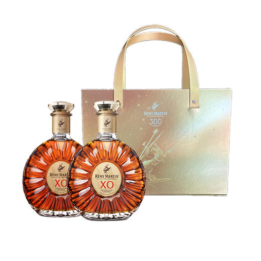 秒杀【有税版】人头马XO干邑白兰地 300周年礼盒 700ml*2 金色限量 商品图2
