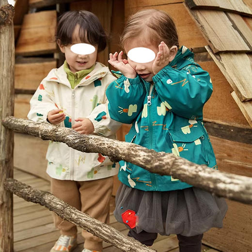 裁缝学苑TQ121儿童防水三合一冲锋衣纸样童装男女童外套做衣服打版裁剪样板 商品图3