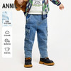 男童工装泡芙牛仔单裤安奈儿童装实体店同款XB436714 商品缩略图0