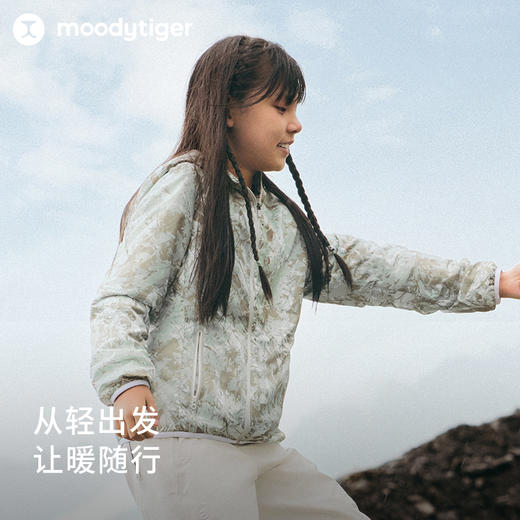 moodytiger女童外套24秋冬新款PRIMALOFT科技绒拒水防风外套【H】 商品图3
