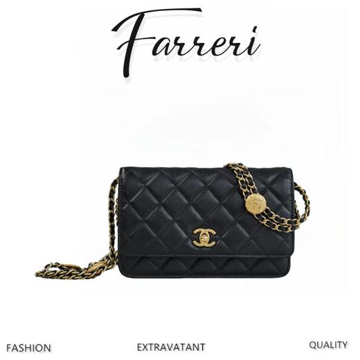 香奶奶Chanel 22A 高级手工坊金币WOC 正品皮 商品图0