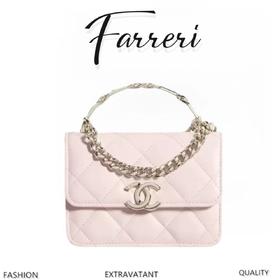 香奶奶  5色  5色小废包    珐琅手柄链条包