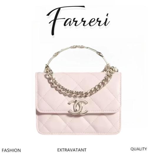 香奶奶  5色  5色小废包    珐琅手柄链条包 商品图0