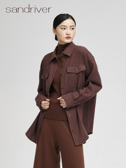 西藏羊绒衬衫男女同款SJF96M322A 商品图4