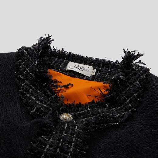 GOODBAI 916 毛边多口袋正肩纽扣外套 商品图3