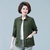 A608中老年女士衬衫长袖纯棉上衣50岁衬衣洋气减龄妈妈薄款外套春秋装 商品缩略图0