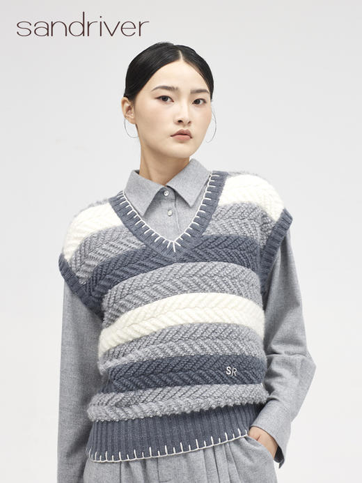 西藏羊绒衬衫男女同款SJF96M322N 商品图4