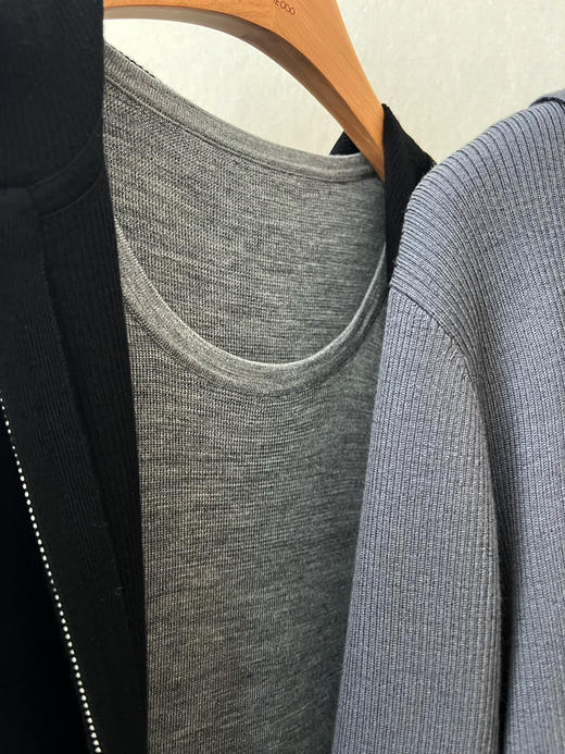 【必入单品】噢蜜ooomeooo戴帽双拉链羊毛开衫“显瘦十斤” 商品图13