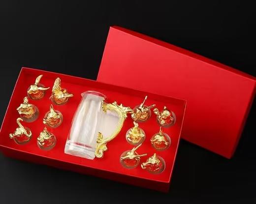 十二生肖酒具 1壶12杯（红盒） 商品图0