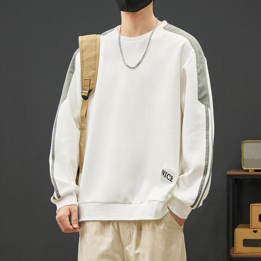 【新款DYY】大依优型大码圆领卫衣男宽松休闲上衣胖子加肥加大男士潮流 商品图2