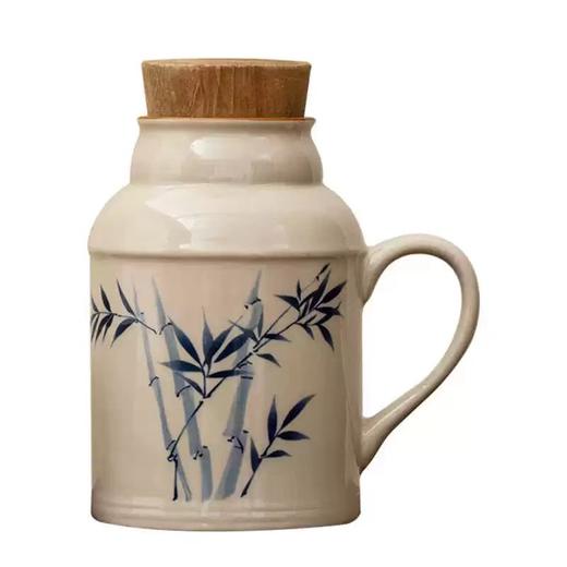 复古万花小暖壶家用带盖泡茶壶茶杯办公室大容量创意陶瓷焖茶杯 商品图2