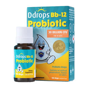 【保税】加拿大 滴卓思（Ddrops） BB-12新生婴儿益生菌 5ml调理肠胃滴剂