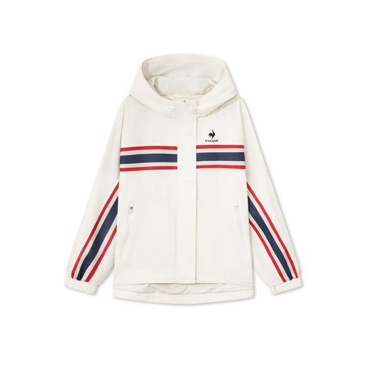 【大都会店】乐卡克 法国公鸡2024春秋季女士连帽宽松舒适梭织运动外套 L241WCNB1139 商品图0