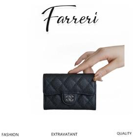 香奶奶   经典卡包 黑银