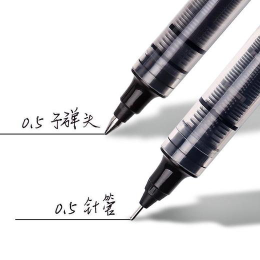 白雪直液式走珠笔155学生水性笔0.5mm黑水笔办公签字笔速干中性笔 商品图3