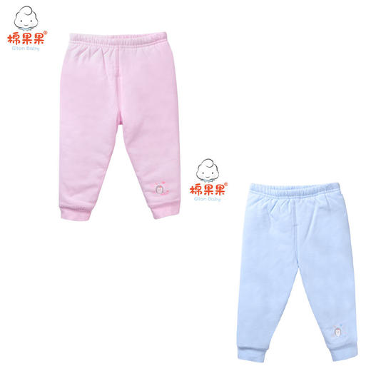 棉果果秋冬季男童女童内衣铺棉长裤M401200818609 商品图0