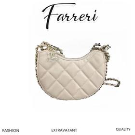 香奶奶 2尺寸 23p月亮/月牙包  奶白