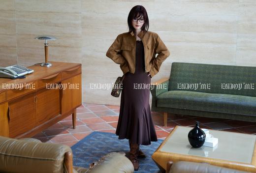 【门店同款】ENJOY秋季时光回廊鱼尾连衣裙 159344593 商品图2