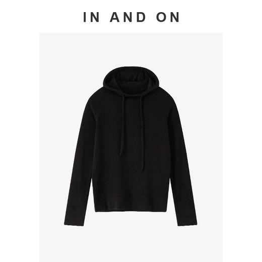 55929  极致穿搭 山羊绒加厚带帽针织卫衣  璞宿  RJ004 商品图0