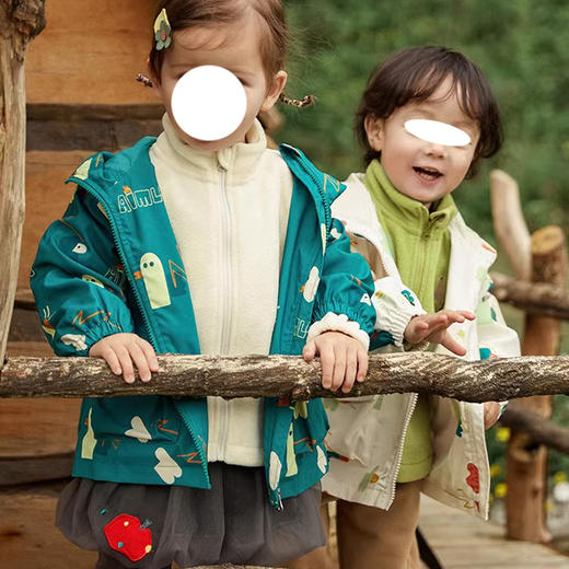 裁缝学苑TQ121儿童防水三合一冲锋衣纸样童装男女童外套做衣服打版裁剪样板 商品图5