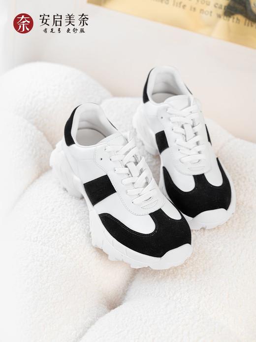 ARCH CONTACT安启美奈运动鞋增高羊皮女鞋52929-1 商品图2