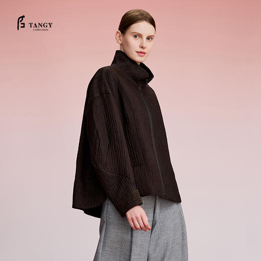 TANGY Collection天意精品2024秋冬新品中国风女士外套 L243017 商品图0