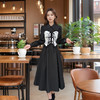 9/4奢姿2024年秋冬新款大码女装国风拼接裙子胖妹妹新中式气质连衣裙9943855305 商品缩略图2