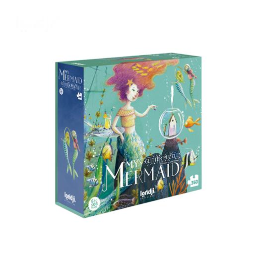 londji 《我的小美人鱼》 拼图 四阶 适合年龄6岁+ 西班牙原装进口 PZ372U 商品图0