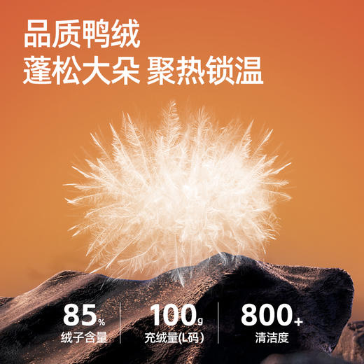 骆驼男装三合一羽绒冲锋衣男秋冬季2025新款工装加厚登山服外套男 M34CA45637 商品图2