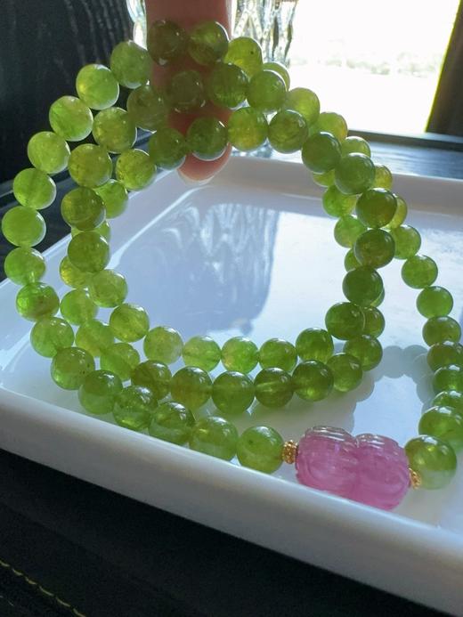 碧玺多圈手链 规格：约6.8mm重40.6克 商品图3