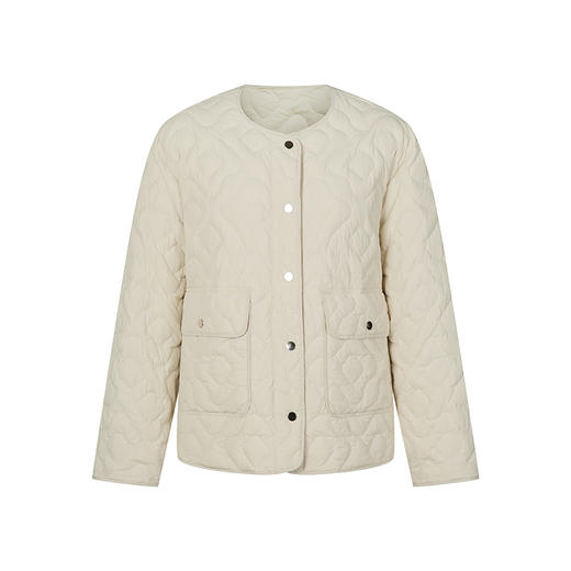 HeyDress轻薄绗线羽绒服女秋冬圆领保暖内搭90鸭绒短外套叠穿上衣 商品图4