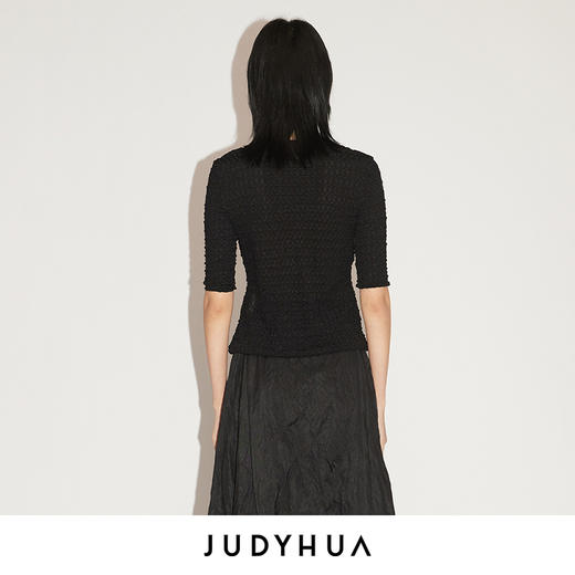JUDYHUA 苔藓系列肌理短袖上衣 商品图2