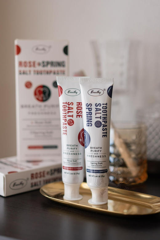 🔥28.9到手4支再赠4支牙刷 美国原装进口【Breathy布雷希双盐精华牙膏】   🏆约翰斯·霍普金斯大学医学院联合研发 🏆蕞严苛美国牙医协会功效认证 商品图0