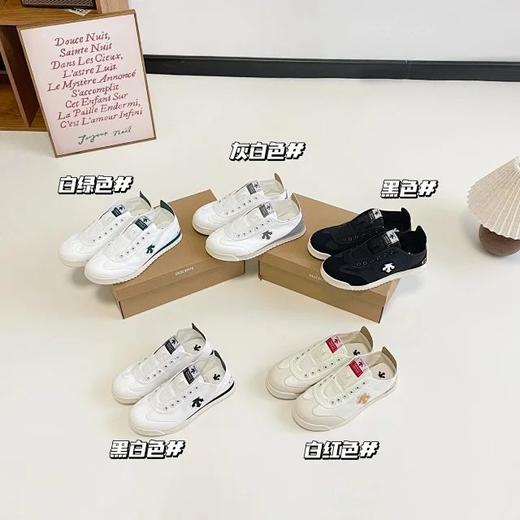 迪S特Chron* 无鞋带极简设计情侣款帆布鞋 商品图0