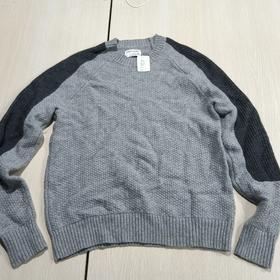 瑕疵秋冬款 Calvin Klein/CK 男士时尚休闲保暖羊毛针织衫