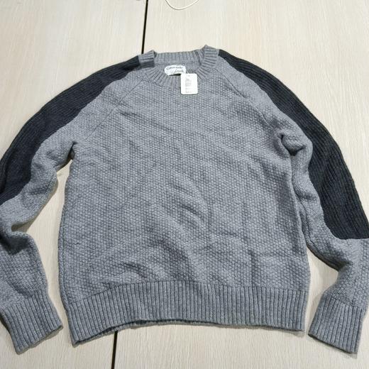 瑕疵秋冬款 Calvin Klein/CK 男士时尚休闲保暖羊毛针织衫 商品图0